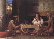 Alma-Tadema, Sir Lawrence Egyptian Chess Players (mk23) Spain oil painting artist